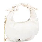 Smooth Round Handle Zipper Bag - Fashionmj