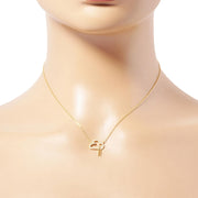 Gold Dipped Cloud Pendant Necklace - Fashionmj