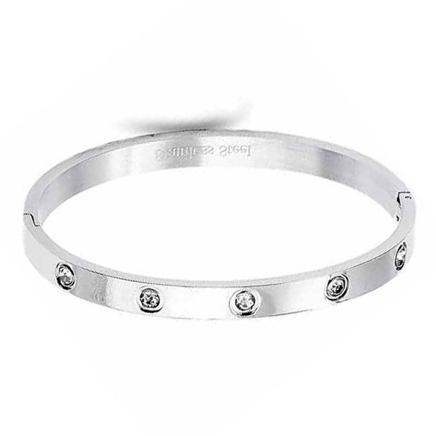 Stainless Steel Cubic Metal Bracelet - Fashionmj