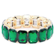 Crystal Stone Stretch Bracelet - Fashionmj