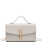 Alfie Croc Print Crossbody Bag - Fashionmj