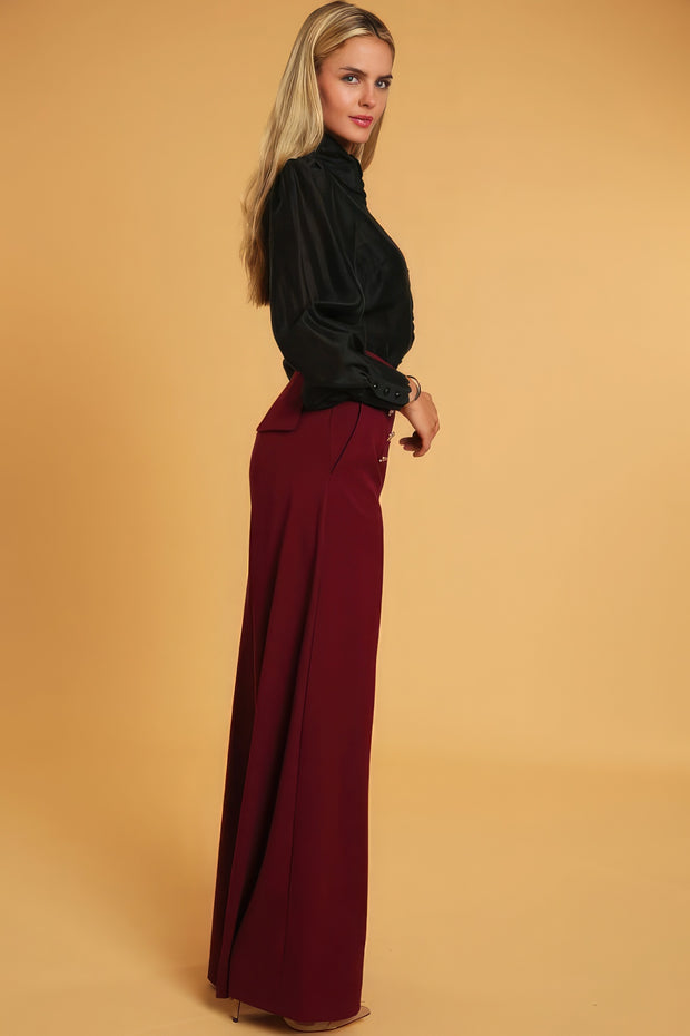 High Waisted Dressy Pants - Fashionmj