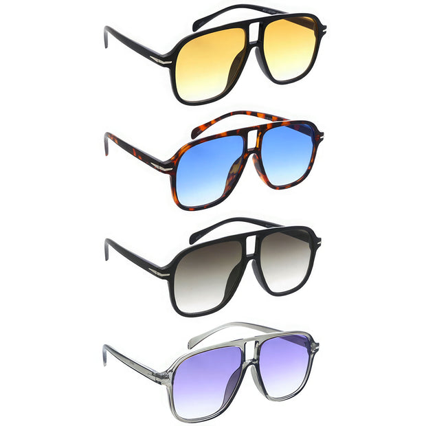 Fashion Large Aviator Frame Sunglasses - Fashionmj