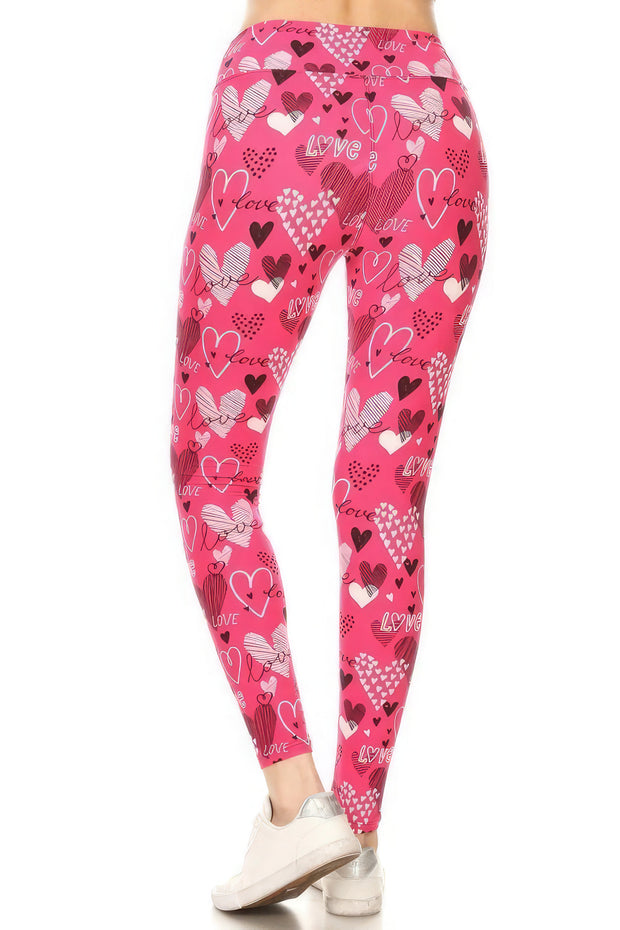 Yoga Band Buttery Soft Print Leggings - Fashionmj