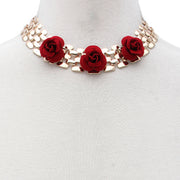 Sodajo Flower Metal Necklace - Fashionmj