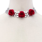 Sodajo Flower Metal Necklace - Fashionmj