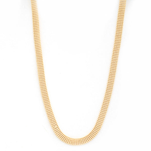 Sodajo Gold Dipped Brass Chain Necklace - Fashionmj