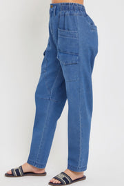 Denim Jogger Pants - Fashionmj