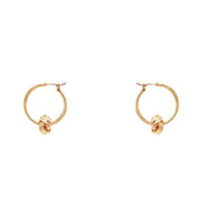 Knot Hoop Earring