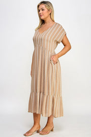 Boho Maxi Dress W/ Slip - Fashionmj