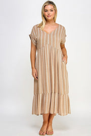 Boho Maxi Dress W/ Slip - Fashionmj