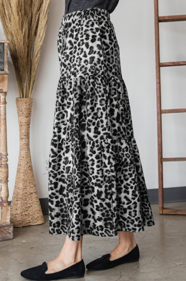 Leopard Maxi Skirt - Fashionmj