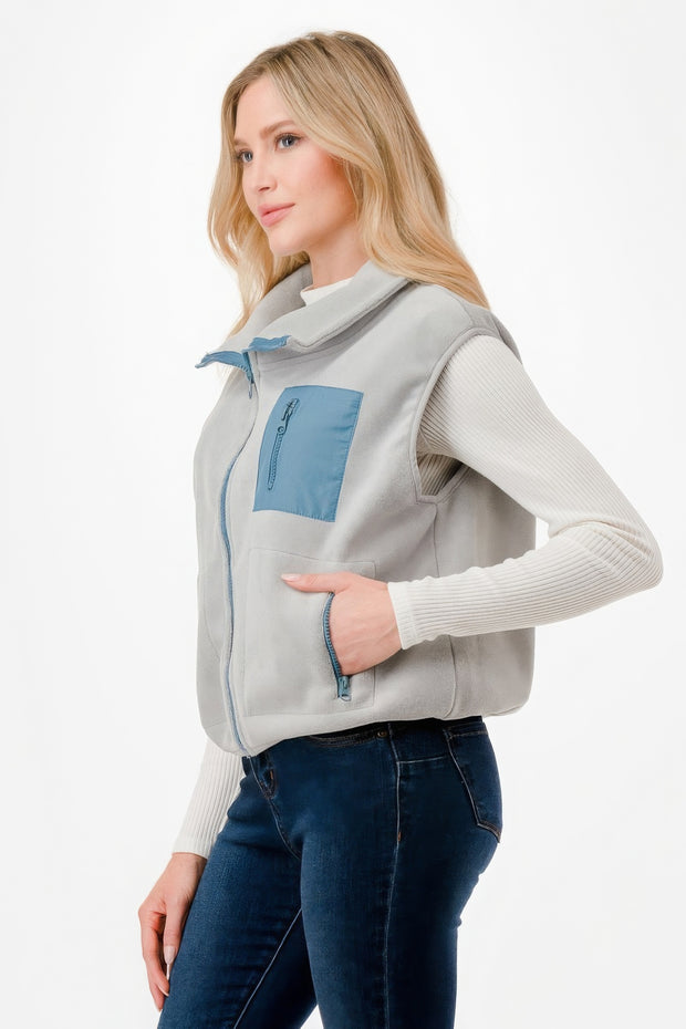 Soft Fleece Vest - Fashionmj