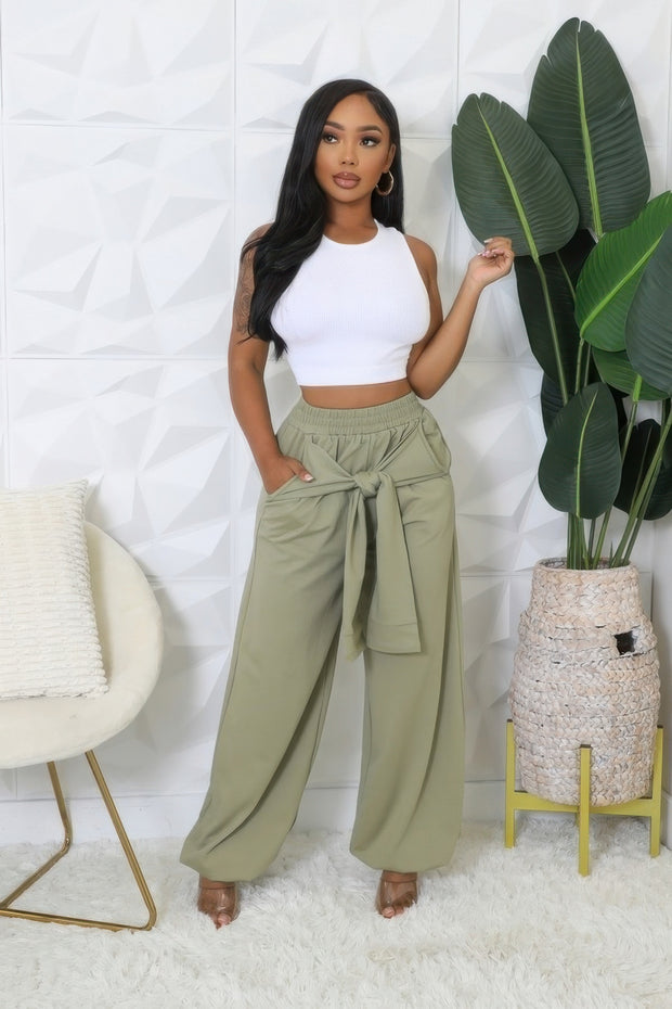 High-waisted Stretch Pants - Fashionmj