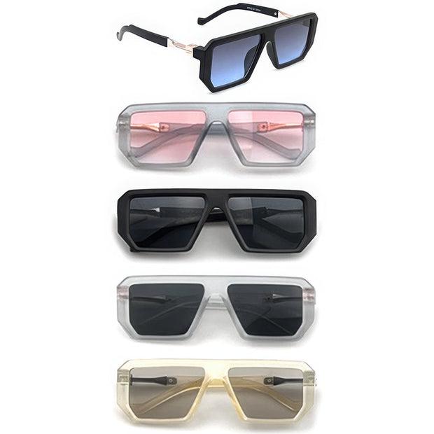 Stylish retro square sunglasses - Fashionmj