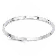 Stainless Steel Basic Metal Bracelet - Fashionmj