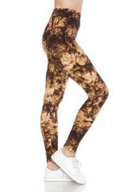 Yoga Wide Band Buttery Soft Print Leggings - Fashionmj