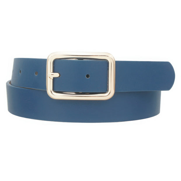 Modern Rectangle Buckle Belt - Fashionmj