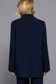 Long slv front button closure blazer CCWHOLESALECLOTHING