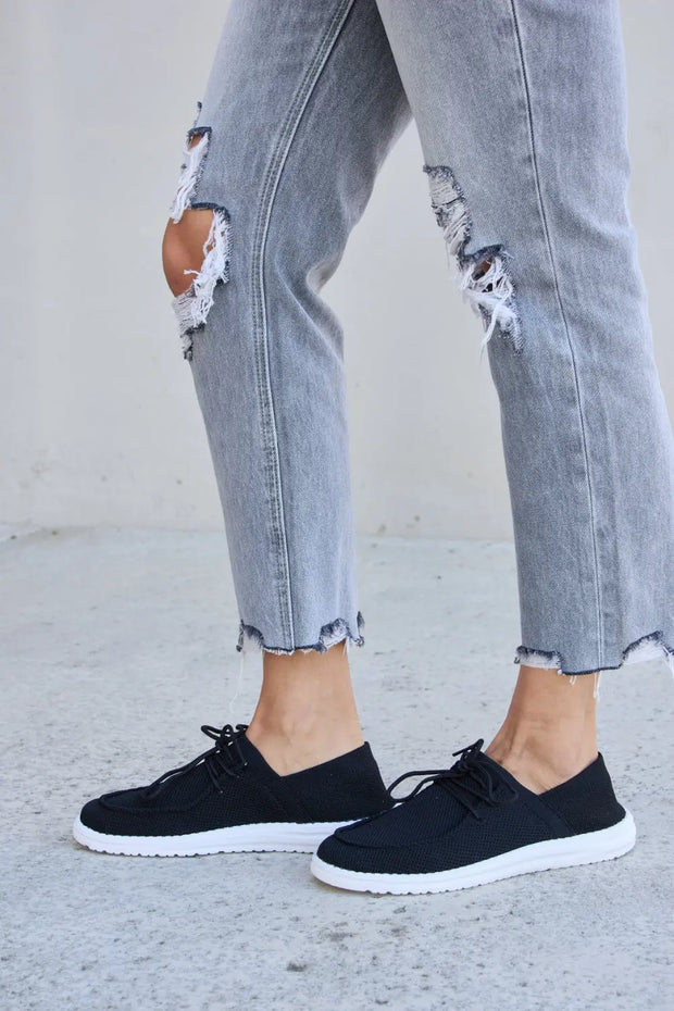 Forever Link Lace-Up Sneakers – Stylish & Comfortable Flats  