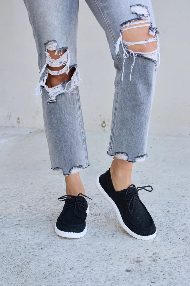 Forever Link Lace-Up Sneakers – Stylish & Comfortable Flats  