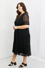 P & Rose Lovely Lace Full Size Tiered Dress - Fashionmj