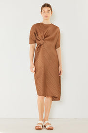 Marina West Swim Pleated Dolman Sleeve Dress - Fashionmj