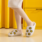 Melody Smiley Face Slippers - Fashionmj