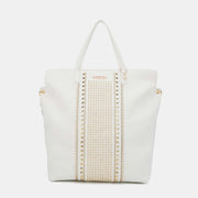 Nicole Lee USA Studded Large Tote Bag - Fashionmj