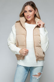 Snobbish Fine Fur Lining Quilted Vest - Fashionmj