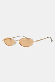 Nicole Lee USA Metal Frame Finley Oval Sunglasses - Fashionmj