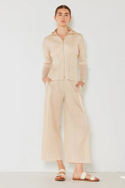 Marina West Swim Pleated Wide-Leg Pants with Side Pleat Detail Trendsi