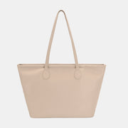 David Jones PU Leather Tote Bag - Fashionmj