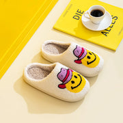 Melody Smiley Face Slippers - Fashionmj