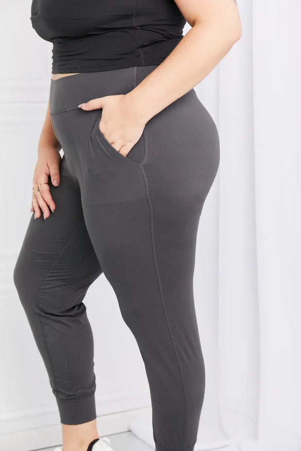 Leggings Depot Full Size Pocketed High Waist Pants Trendsi