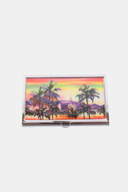 Nicole Lee USA Printed Business Card Case - Fashionmj