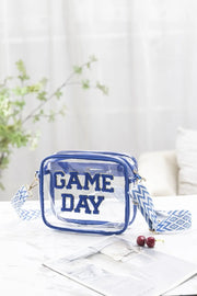 Zenana GAME DAY Stadium Approved Transparent Crossbody Bag Trendsi