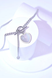 Titanium Steel Heart Necklace - Fashionmj