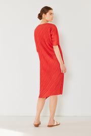 Marina West Swim Pleated Dolman Sleeve Dress - Fashionmj