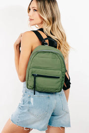 Fame Adjustable Strap Nylon Backpack Bag Trendsi