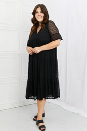 P & Rose Lovely Lace Full Size Tiered Dress - Fashionmj