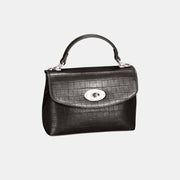 David Jones Texture PU Leather Handbag - Fashionmj