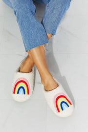 MMShoes Rainbow Plush Slipper - Fashionmj