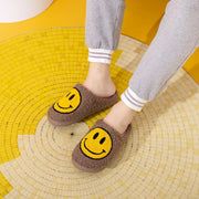 Melody Smiley Face Slippers - Fashionmj