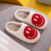 Melody Smiley Face Cozy Slippers - Fashionmj