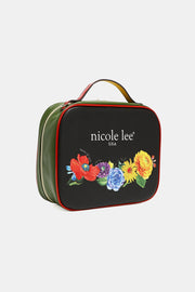 Nicole Lee USA Printed Handbag with Three Pouches - Fashionmj