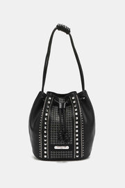 Nicole Lee USA Amy Studded Bucket Bag - Fashionmj