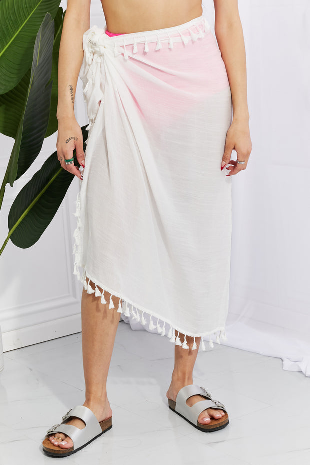 Marina West Swim Relax and Refresh Tassel Wrap Cover-Up - Fashionmj