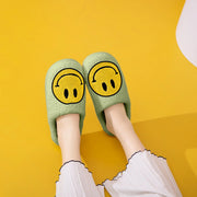 Melody Smiley Face Slippers - Fashionmj