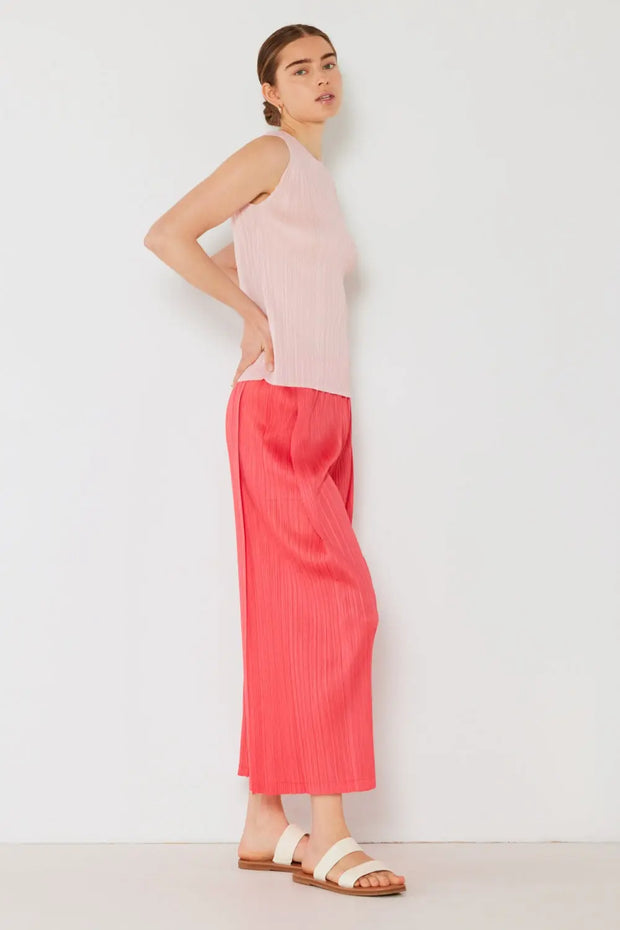 Marina West Swim Pleated Wide-Leg Pants with Side Pleat Detail Trendsi